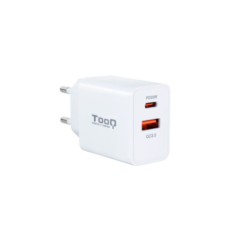 TOOQ - cargador de dispositivo móvil Blanco Interior (Ref.TQWC-2SC04WT)
