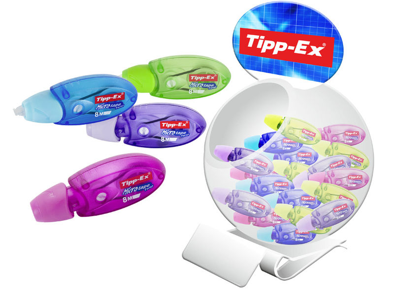 TIPP-EX - Expositor de 60 u. de cintas correctoras Micro Tape Twist5 mmx8m (Ref.8794321)