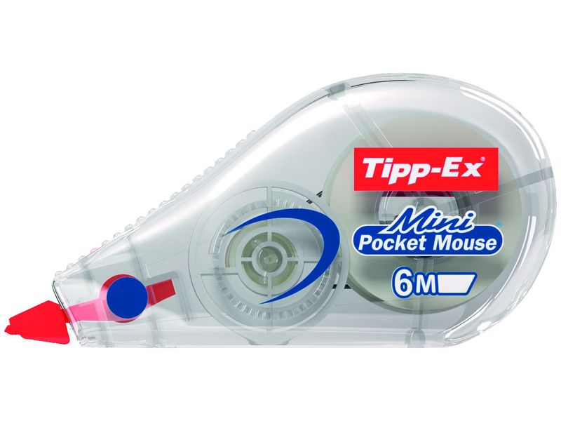 TIPP-EX - Cinta correctora Mini poquet mouse 5mmx5m Opaca Cuerpo translucido 812878 (Ref.901817)