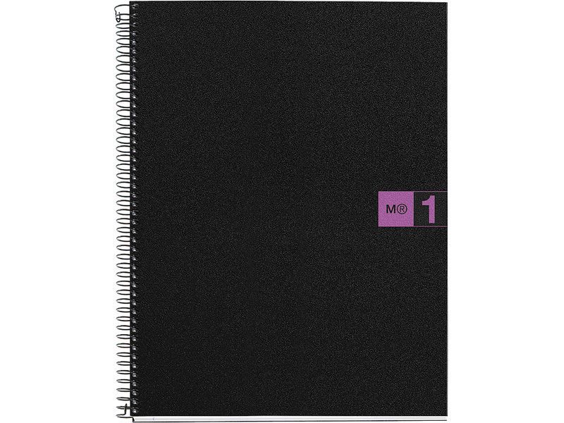 MIQUELRIUS - MIQUEL RIUS - Cuaderno Notebook Book 01 80h A4 Cuadricula 5x5 Fucsia (Ref.2475)