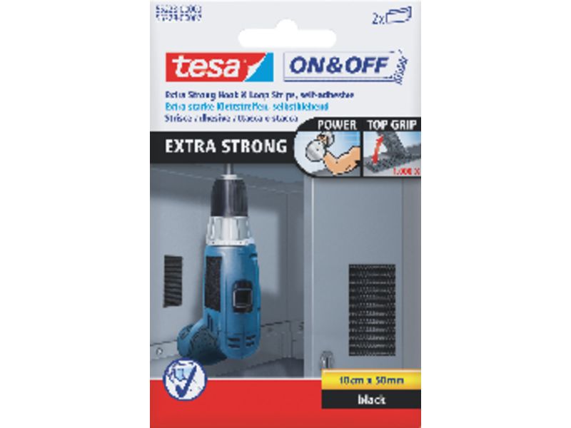 TESA - Adhesivo On&amp;Off 50mmx100xmm Extra fuerte 55228-00002-02 (Ref.55228-00000-02)