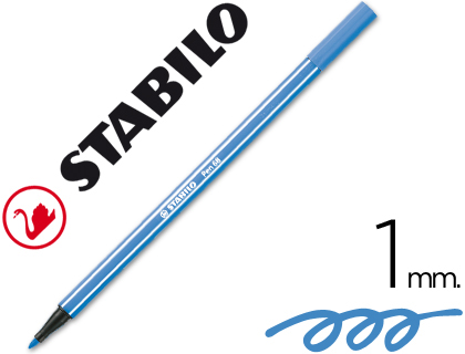 STABILO - ROTULADOR ACUARELABLE PEN 68 AZUL OSCURO 1 MM (Ref.68/41)