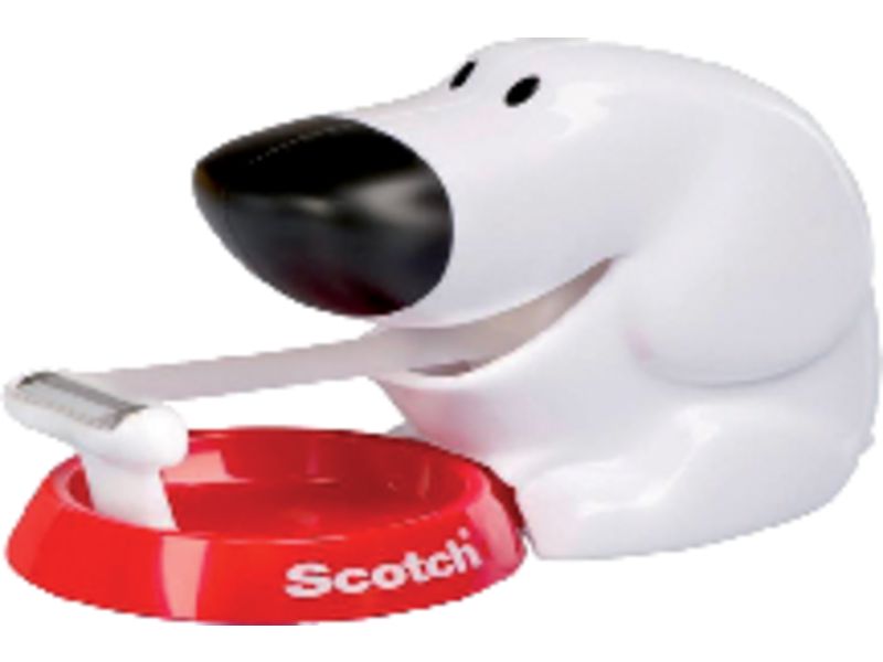 SCOTCH - Portarrollos Perro Para rollos de 19x33mm (Ref.HK100010295)