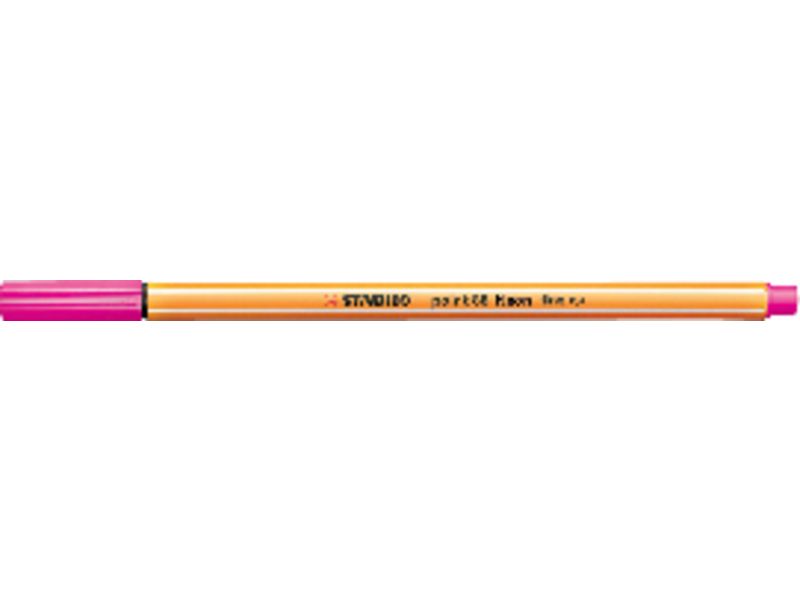 STABILO - Rotulador Point 88 rosa neón trazo 0,4 mm punta de fibra (Ref.88/056)