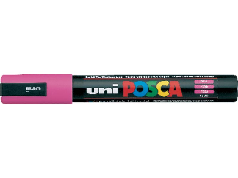 UNI-BALL - Marcador permanente PC-5M Uni Posca punta de 1,8-2,5 mm. Rosa (Ref.152728000)