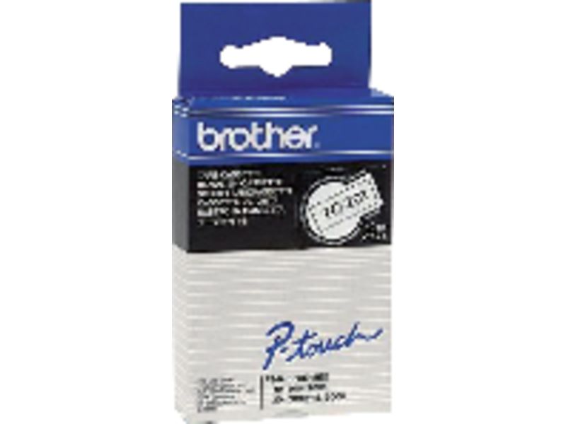 BROTHER - Cinta Rotuladora TC 7,7m 9mm Negro/Blanco (Ref.TC291)