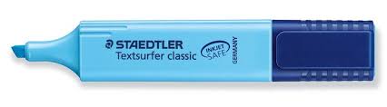 STAEDTLER - Marcador fluorescente Textsurfer Classic Trazo 1-5 Punta biselada Azul (Ref.364-3)