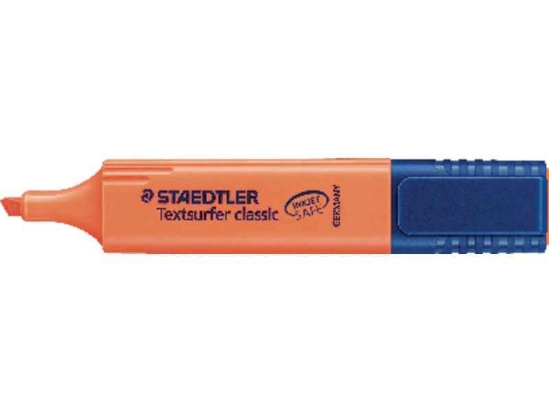 STAEDTLER - Marcador fluorescente Textsurfer Classic Trazo 1-5mm Punta biselada Naranja (Ref.364-4)