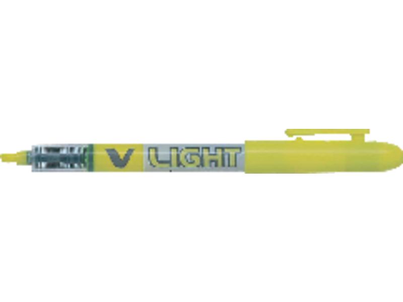 PILOT - Marcador fluorescente V Liquid Light Trazo 0.2 mm Punta aguja acero Amarillo (Ref.SW-VLL-Y)