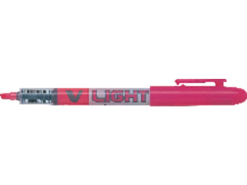 PILOT - Marcador fluorescente V Liquid Light Trazo 3.3mm Punta de fibra Rosa (Ref.SW-VLL-P)