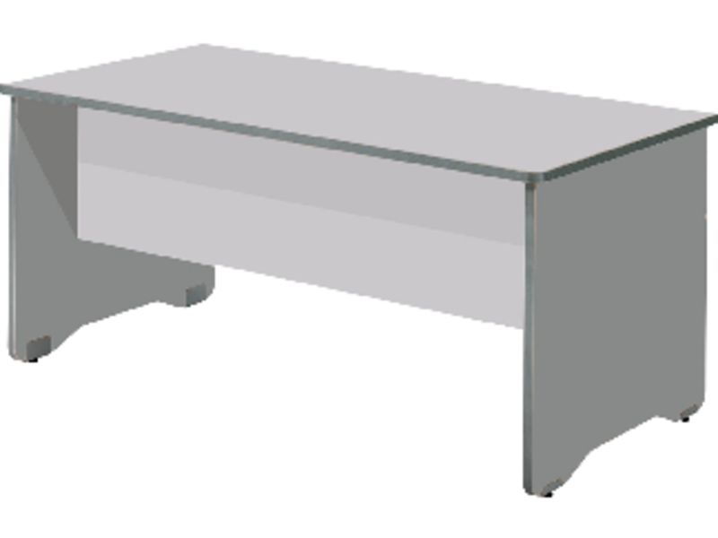 ROCADA - Ala para Mesa rectangular Serie Work Melamina sobre aglomerado 100 x 60 Gris (Ref.2102AB02)