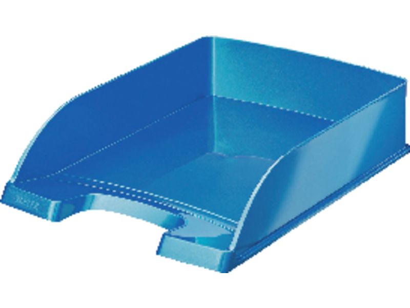 LEITZ - Bandeja de Sobremesa Wow 255X357X70 Azul metalizado Poliestireno (Ref.52263036)