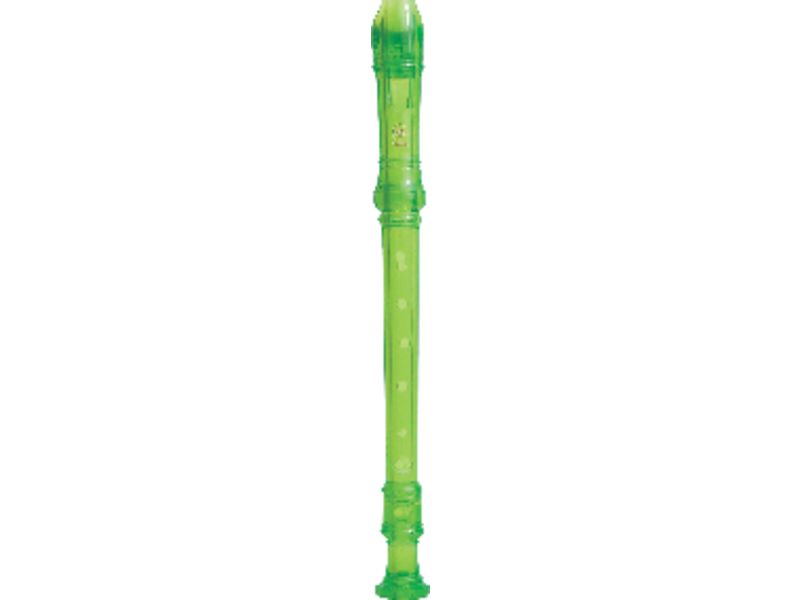 YAMAHA - Flauta Verde transparente 3 piezas ABS (Ref.YRS20GG)