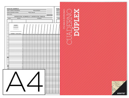 ADDITIO - Cuaderno DUPLEX PROFESOR CAST (Ref.P142)