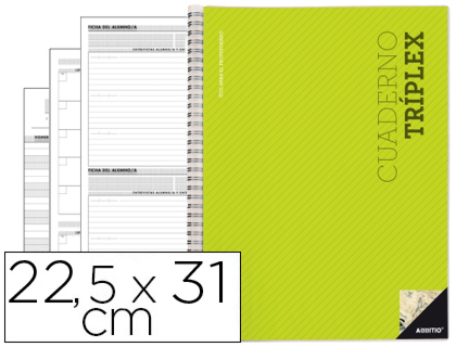ADDITIO - Cuaderno TRIPLEX PROFESOR CAST (Ref.P192)