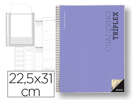 ADDITIO - Cuaderno TRIPLEX PROFESOR CAT (Ref.P191)