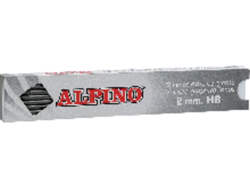 ALPINO - Mina Maxim Estuche 12ud Trazo 2 mm HB grafito (Ref.PM000200)