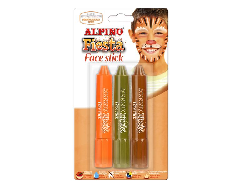 ALPINO - Blister 6 Face stick boys maquillaje (Ref.DL000051)
