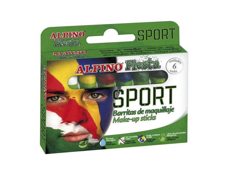 ALPINO - Set maquillaje Sport en 6 colores 5 gr. (Ref.DL000011)