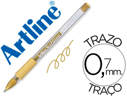 ARTLINE - BOLIGRAFO 1900 SOFTLINE TINTA ACEITE METALICO ORO (Ref.EGB-1900 OR)