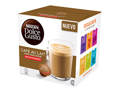 DOLCE GUSTO - CAFE CAFE CON LECHE DESCAFEINADO MONODOSIS CAJA DE 16 UNIDADES (Ref.12293457)