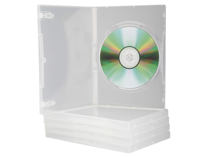 Q-CONNECT - CAJA DVD TRANSPARENTE PACK DE 5 UNIDADES (Ref.KF10835)