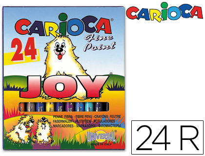 CARCHIVO - Caja 24 ROTULADORES JOY (Ref.40615)