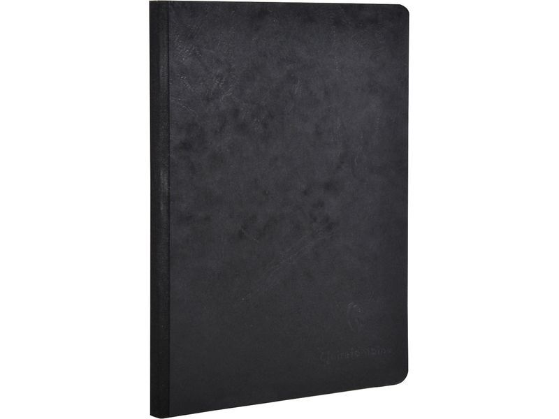 CLAIREFONTAINE - Cuaderno Age bag 96h A5 Cuadricula 5x5 Negro (Ref.795421C)