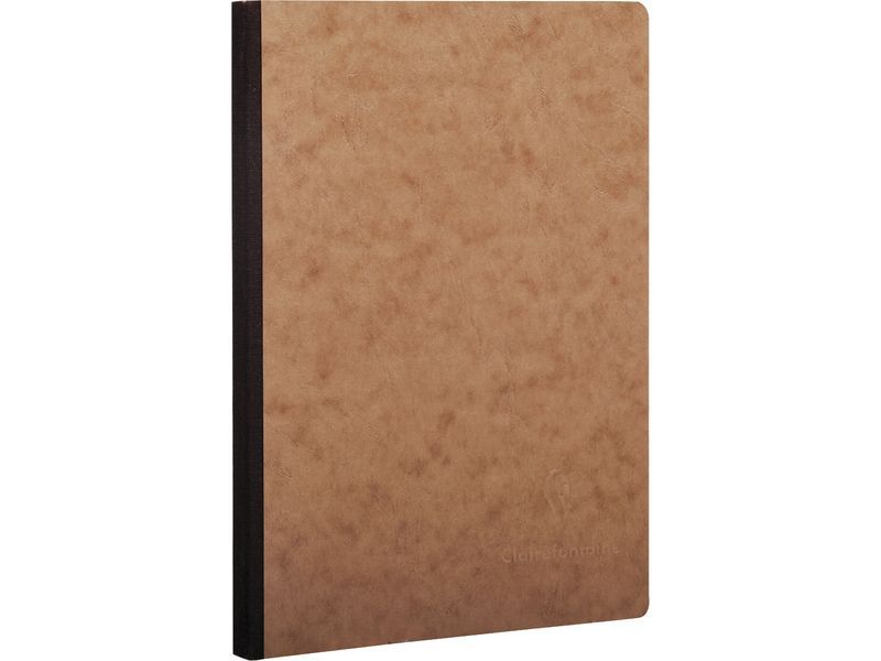 CLAIREFONTAINE - Cuaderno Age Bag 96h A5 Liso Negro y havana (Ref.79540C)