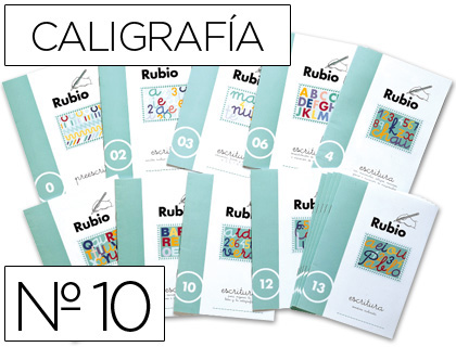 RUBIO - CUADERNO CALIGRAFIA Nº 10 (Ref.C-10)