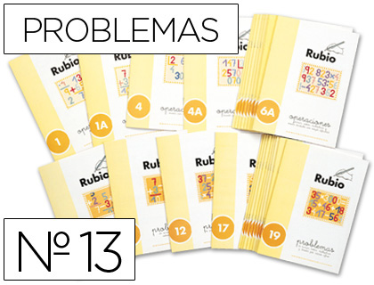 RUBIO - CUADERNO PROBLEMAS Nº 13 (Ref.PR-13)