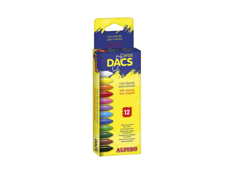 DACS - Estuche Ceras y Dasctrix Colores surtidos 12 ud (Ref.DA050290)
