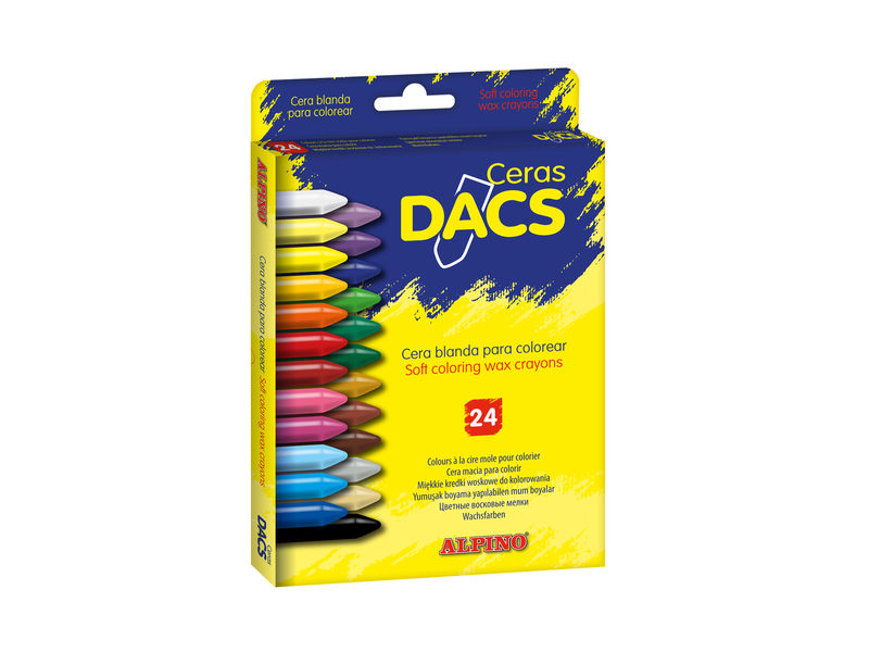 DACS - Estuche Ceras Colores surtidos 24 Ud (Ref.DA050295)