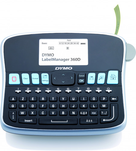DYMO - Rotuladora sobremesa LabelManager 360D 10 mm/segundo 19 mm ancho cinta (Ref.S0879470)