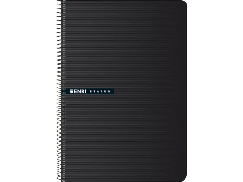 ENRI - Cuaderno 100h Folio Cuadricula 4x4 Negro (Ref.100435750)
