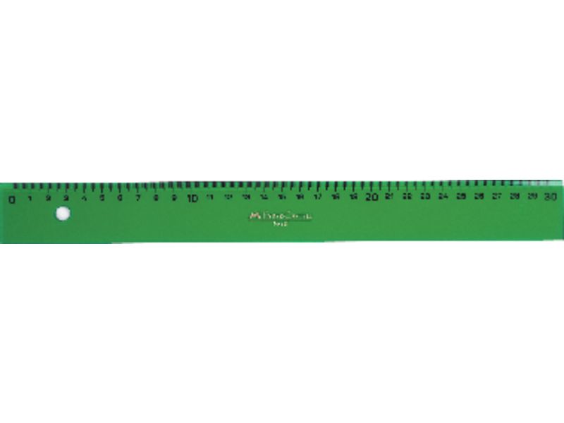 FAIBO - Cartabones 25 cm Verde No graduado Metacrilato (Ref.666-25)