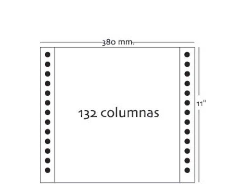 FABRISA - Caja 2500 HOJAS PAPEL 1HOJA380X11'' PAUTADO AZUL (Ref.1381111)