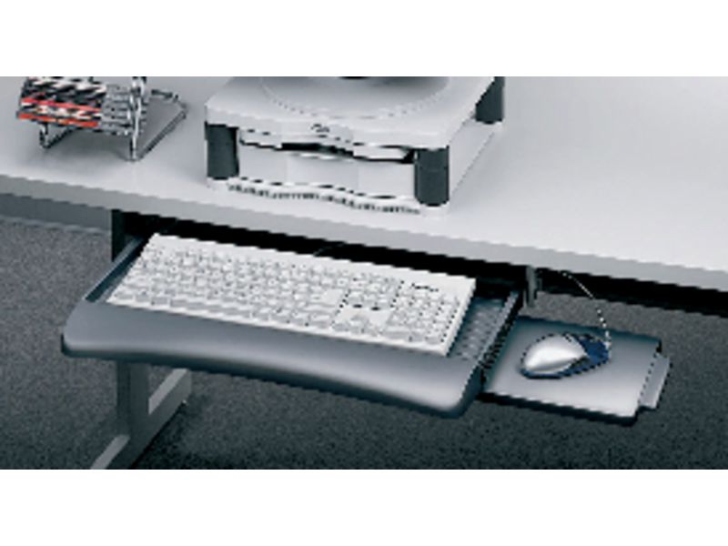 FELLOWES - Bandejas Manager Para teclado 55,8X30,2X5,2 con Bandeja para raton (Ref.93804)