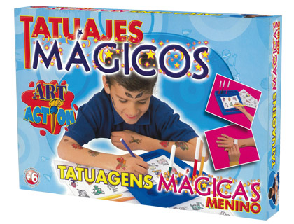 FALOMIR JUEGOS - JUEGO DE MESA FALOMIR TATUAJES MAGICOS INFANTIL (Ref.11531)