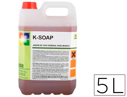 LIMPIADOR JABON PARA MANOS GARRAFA 5 LITROS (Ref.K-SOAP)