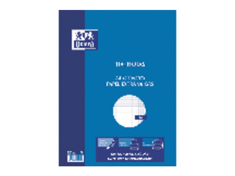 OXFORD - Recambio de papel 100h A4 Cuadricula 4x4 (Ref.100430272)