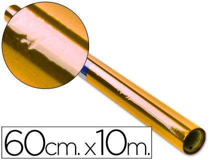 LIDERPAPEL - PAPEL CELOFAN ROLLO AMARILLO -0,60 X 10 MT (Ref.CL25)