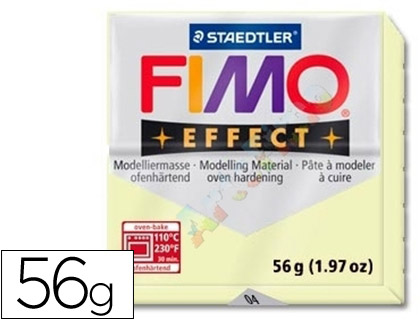STAEDTLER - PASTA FIMO EFFECT 56 GR FOSFORESCENTE (Ref.8020-04)