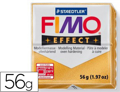 STAEDTLER - PASTA FIMO EFFECT 56 GR ORO METALICO (Ref.8020-11)