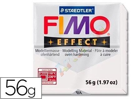 STAEDTLER - PASTA FIMO EFFECT 56 GR TRANSLUCIDO (Ref.8020-014)