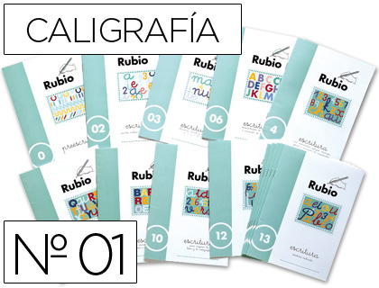 RUBIO - Cuaderno ESCRITURA 01 (Ref.C01)