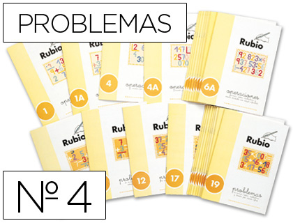 RUBIO - Cuaderno OPERACIONES 4 (Ref.P4)