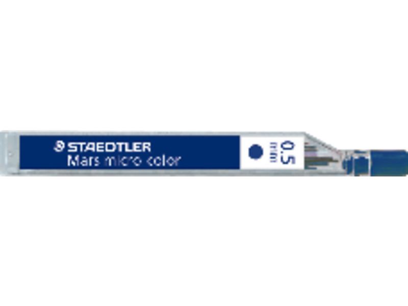 STAEDTLER - Mina Estuche 12ud Trazo 0.5 mm HB Azul (Ref.25405-3)