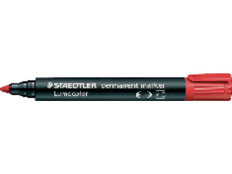 STAEDTLER - Marcador permanente Lumocolor 352 Trazo 2mm Punta conica Rojo (Ref.352-2)