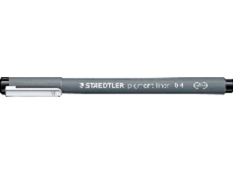 STAEDTLER - Rotuladores Pigment Liner Trazo 0,8mm Negro Calibrado (Ref.308 08-9)